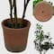 American Art Decor 5ft Artificial Pea Tree in Cement Pot Faux Plant